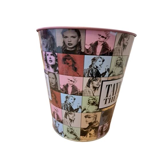 Taylor Swift AMC Popcorn Tin Pink The Eras Tour Merch - Picture 2 of 4